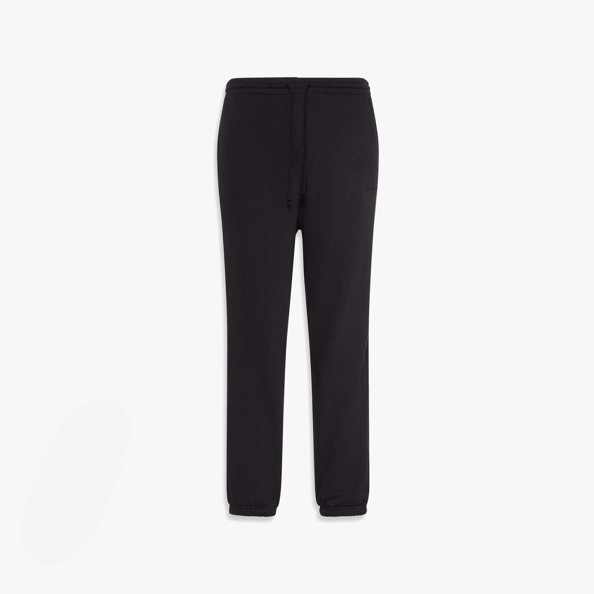 Calvin Klein JOGGER Mens Black back view of joggers, featuring a comfortable fit with an adjustable waist.