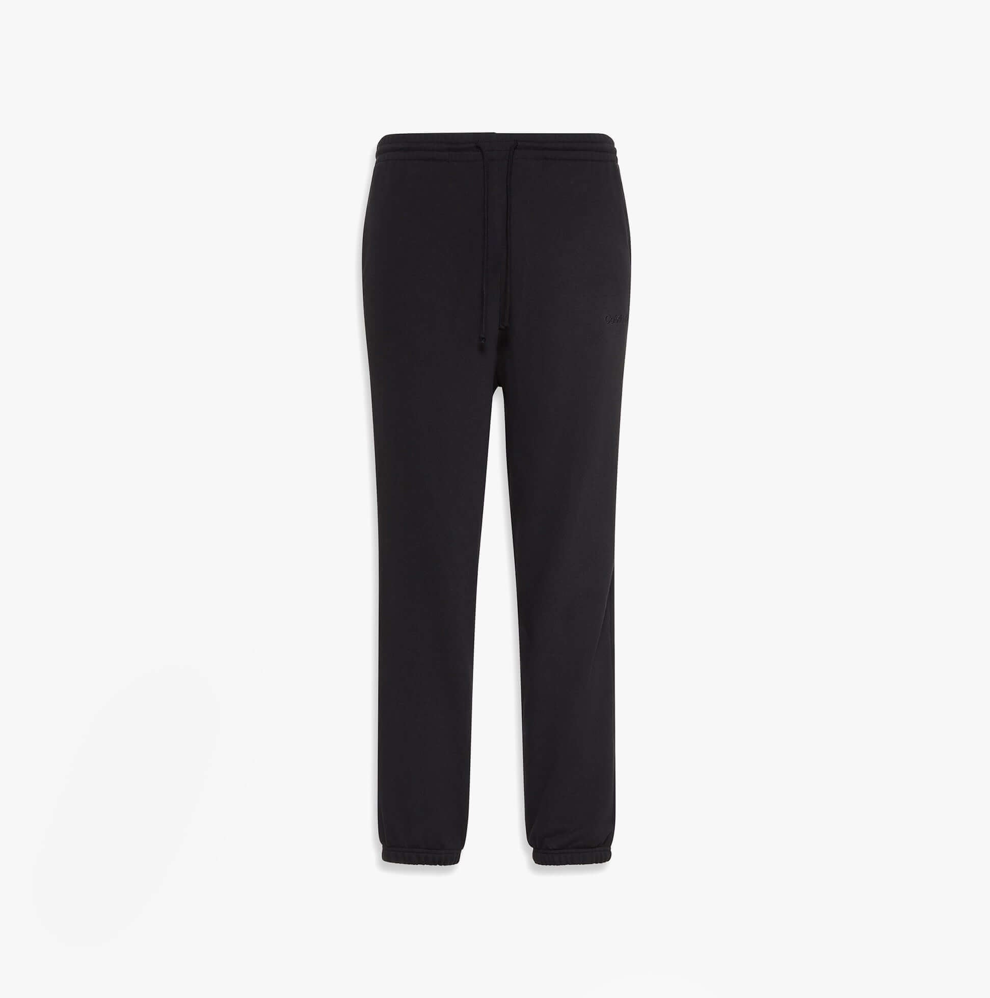 Calvin Klein JOGGER Mens Black back view of joggers, featuring a comfortable fit with an adjustable waist.