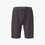 Calvin Klein SS TEE AND SHORT SET Mens Multicoloured front view showing dark shorts with logo design.