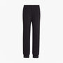 Calvin Klein JOGGER Womens Black front view showing stylish black joggers with elastic cuffs and logo detail.