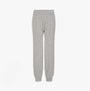 Calvin Klein PLUSH JOGGER. Womens Grey Heather front view showcasing soft fabric and regular fit.