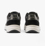 Calvin Klein RETRO TENNIS Mens Trainers Black/Black/Eggshell back view showcasing stylish low-top design and comfortable sole.