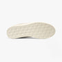 Calvin Klein CLASSIC CUPSOLE Mens Trainers White/ Mushroom/Sapphire Blue bottom view showcasing the rubber sole design.