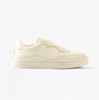 Calvin Klein CLASSIC CUPSOLE Mens Trainers Turtle Dove/Eggshell side view with lace-up closure and round toe.