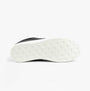 Calvin Klein CLASSIC CUPSOLE Mens Trainers Black/Bright White bottom view showing rubber sole detail.