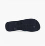 Calvin Klein BEACH SANDAL TRANSPA Mens Sandals Calvin Navy/Bright White bottom view showcasing sole with brand logo.