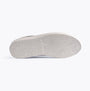 Calvin Klein FLATFORM LACEUP Womens Trainers Black/Bright White bottom view showing sole design and texture.