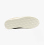 Calvin Klein CLASSIC CUPSOLE Womens Trainers Bright White/Travertine/W Pink bottom view showing rubber sole texture.