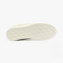 Calvin Klein CLASSIC CUPSOLE Womens Trainers Bright White/Black bottom view showing rubber sole texture.