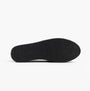 Calvin Klein FLATFORM Espadrille Womens Canvas & Plimsolls Triple Black outsole view showcasing textured sole design.