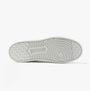 Calvin Klein BASKET CUPSOLE LOW Womens Trainers Bright White/Silver bottom view showing rubber sole design.