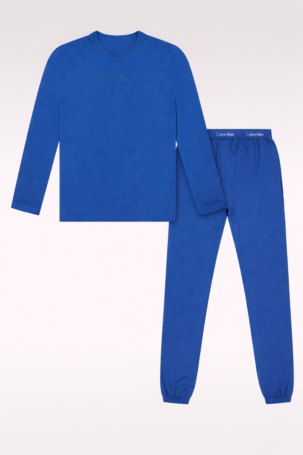 T-Shirt JOGGER SET Mens Pyjama Set Dark Denim