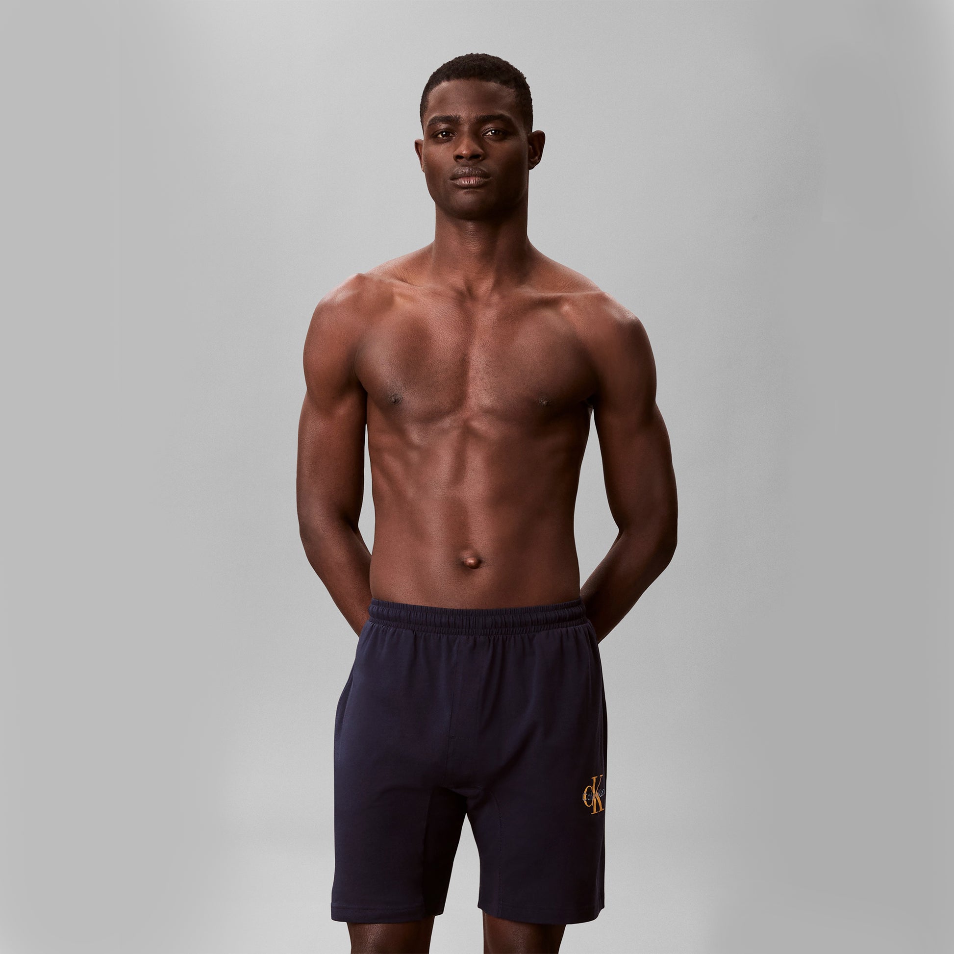 Calvin Klein MONOGRAM SLEEP SHORT Mens Shorts Shoreline