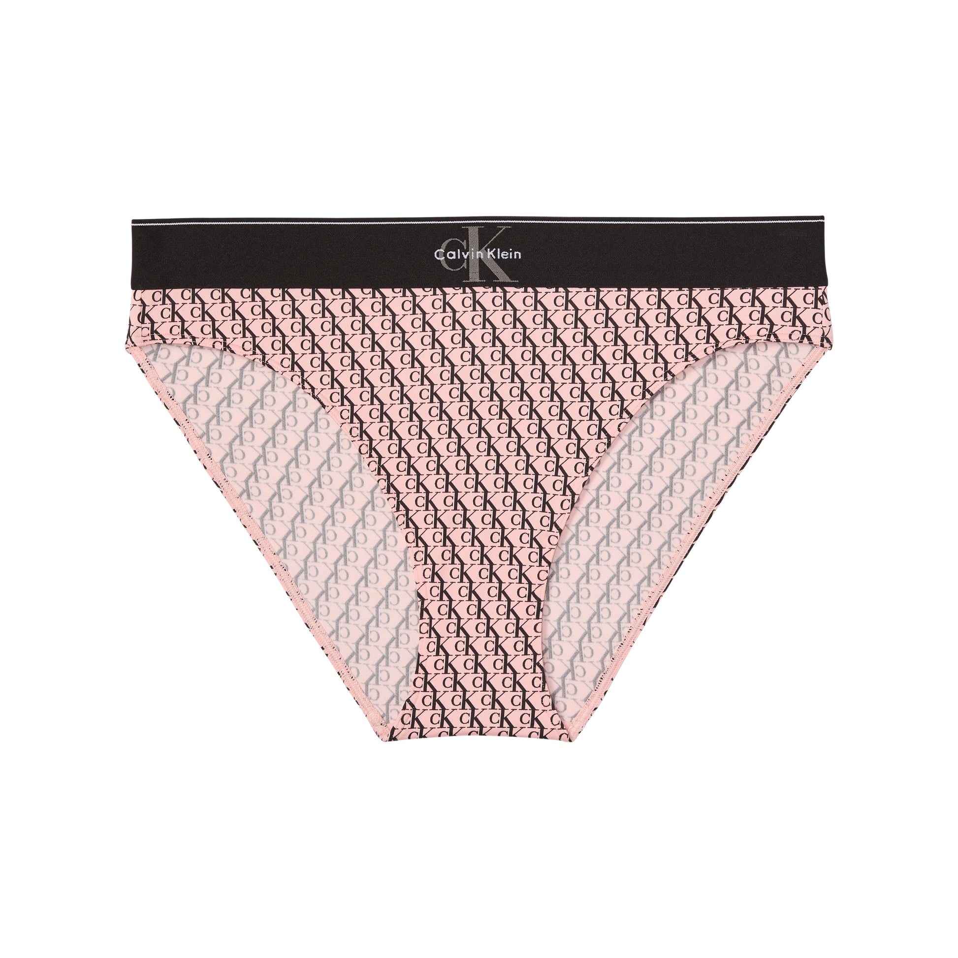Calvin Klein HIGH WAIST BIKINI Womens High-Waist Briefs Bright Peach
