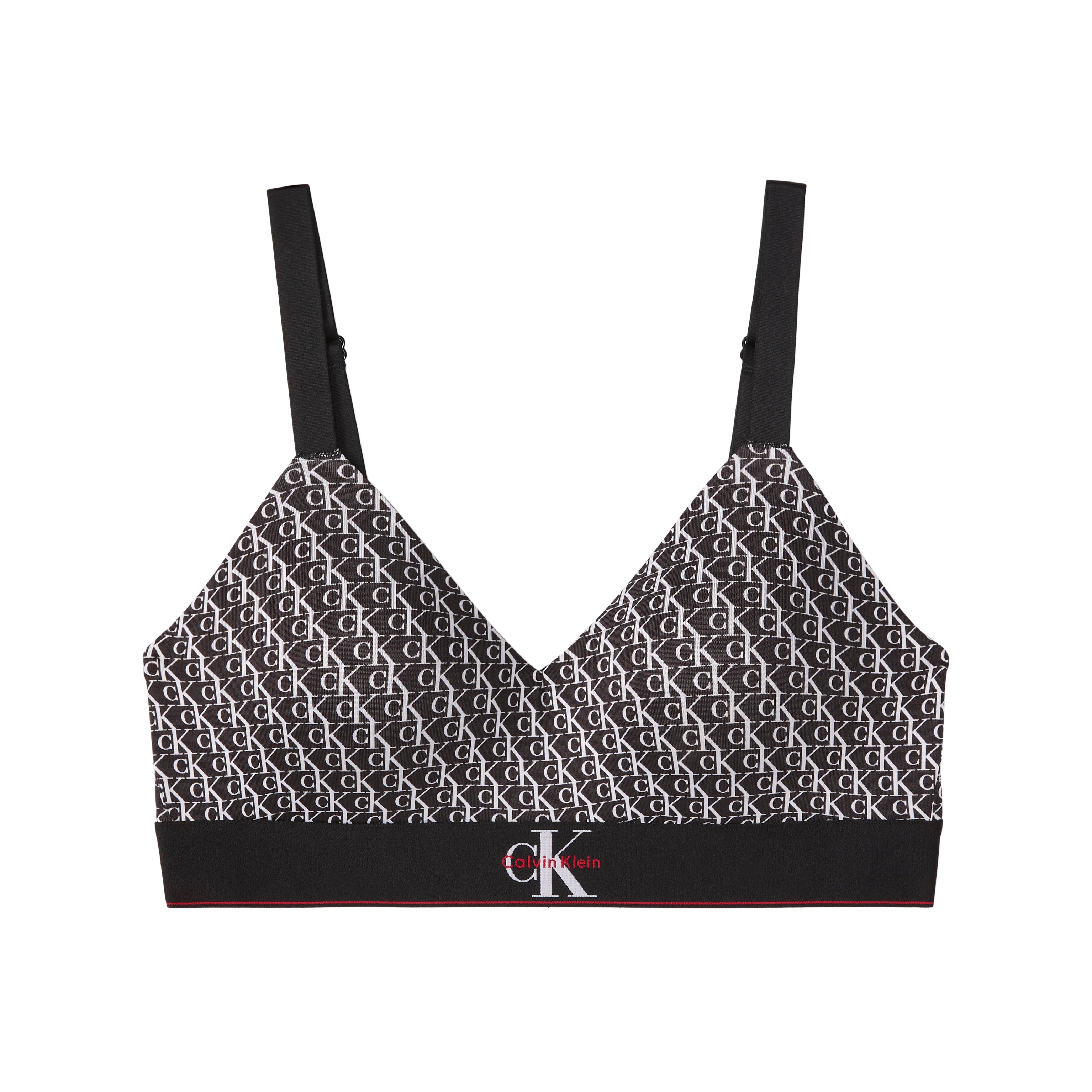 Calvin Klein LIGHTLY LINED BRALETTE Womens Bralette Black