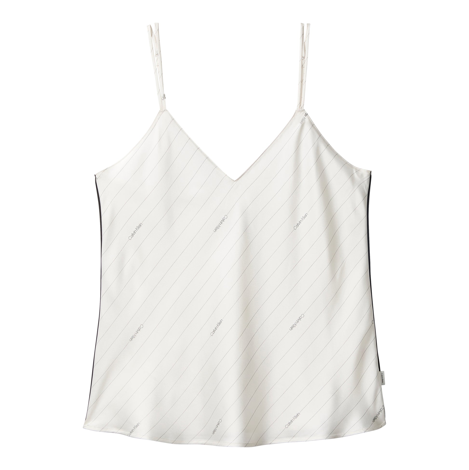 Calvin Klein SATIN CAMI Womens Pyjama Top Ivory