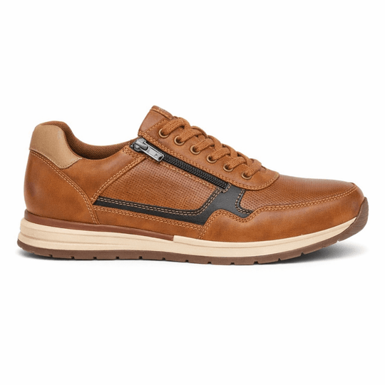 R21 Original Mens Casual Trainers Tan/Camel