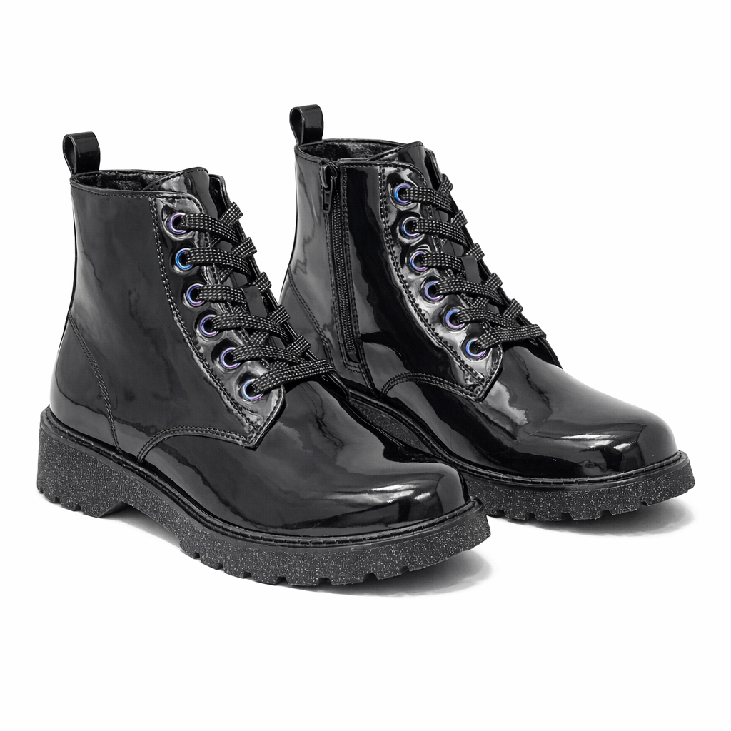 Cipriata HANNAH Girls Ankle Zip Up Boots Black