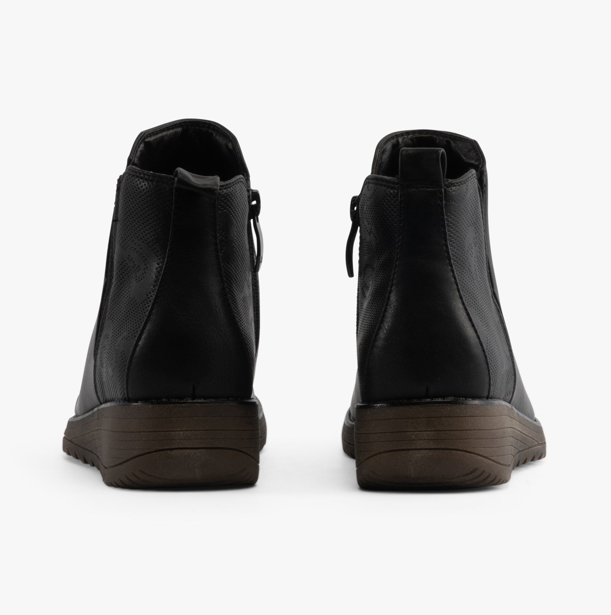 Cipriata DEBORA Womens  Embossed Ankle Boots Black