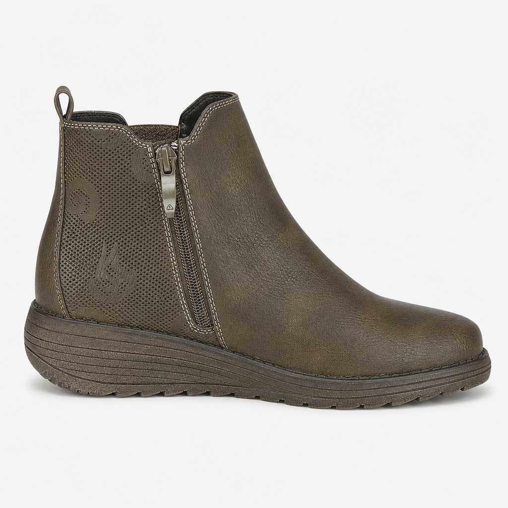 Cipriata DEBORA Womens Ankle Boots Olive