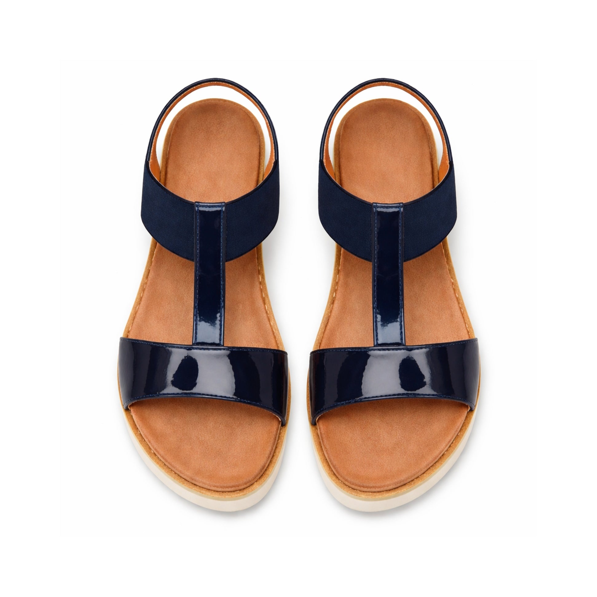 Cipriata ALADINA Womens Slingback Sandals Navy Patent