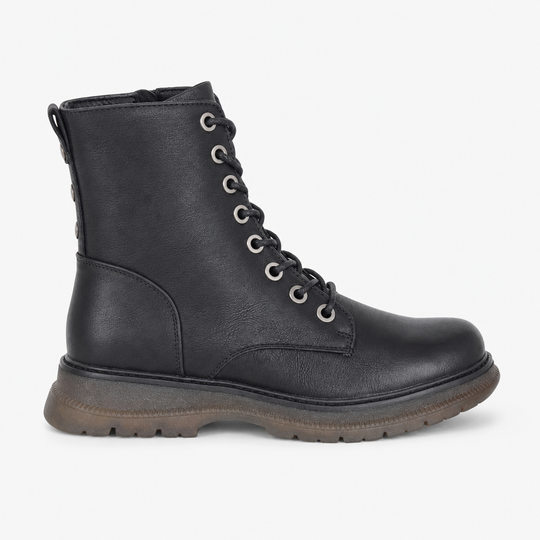 Cipriata ANNETTA Womens Mid Calf Boots Black Matt