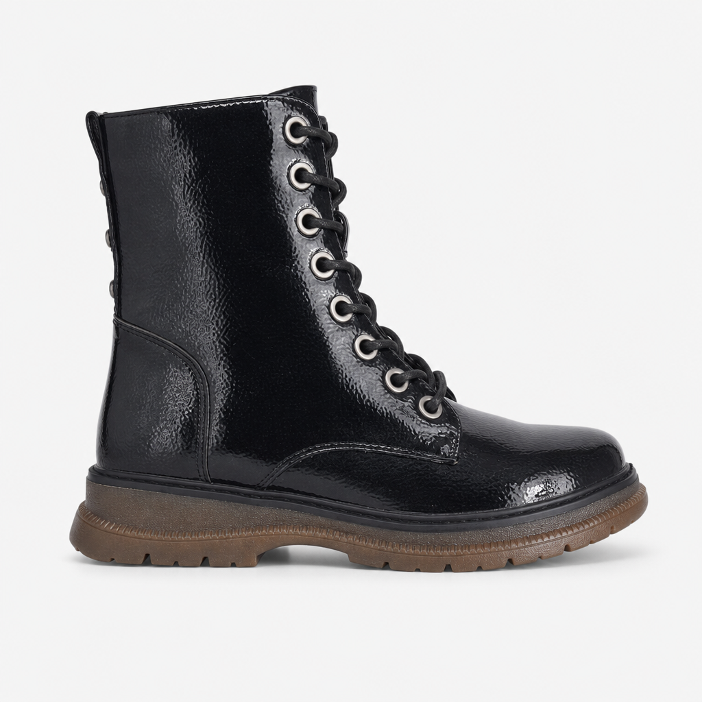 Cipriata ANNETTA Womens Ankle Boots Black Patent