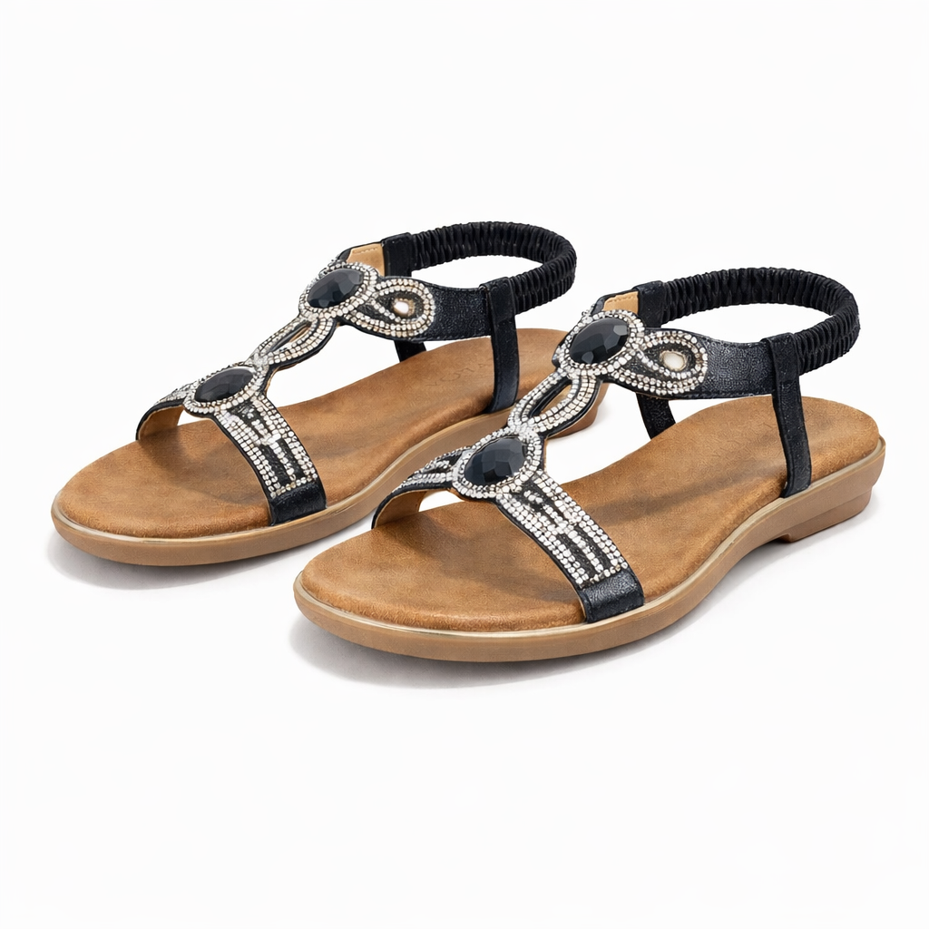 Cipriata DESIA Womens Slingback Sandals Black