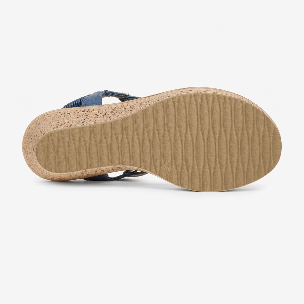 Cipriata ORA Womens Slingback Sandals Blue