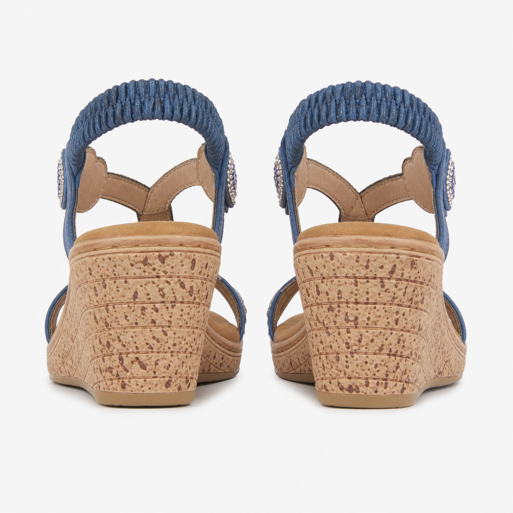 Cipriata ORA Womens Slingback Sandals Blue