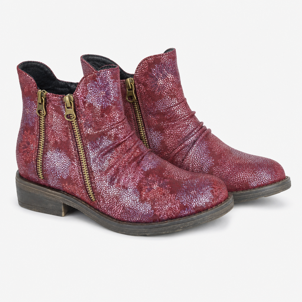 Cipriata AGATINA Womens Ankle Boots Burgundy