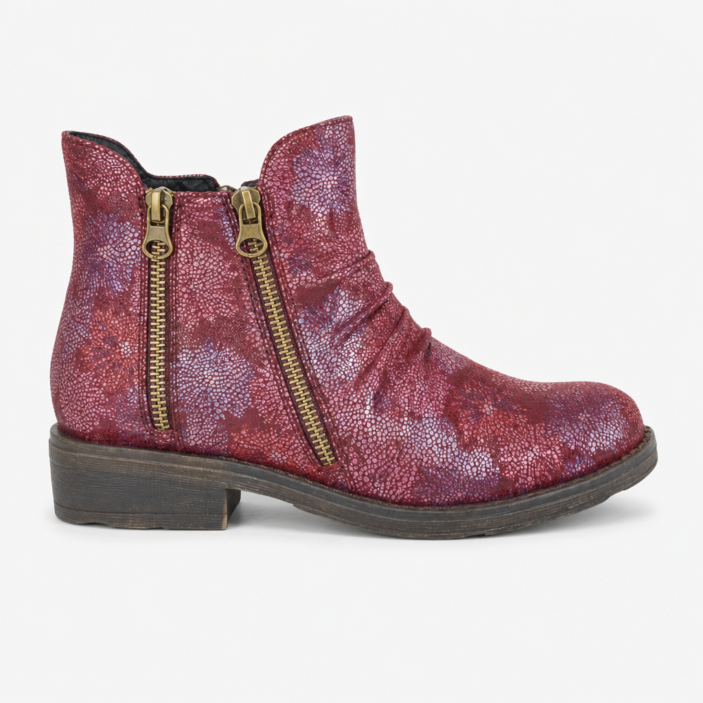 Cipriata AGATINA Womens Ankle Boots Burgundy
