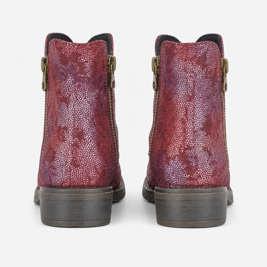 Cipriata AGATINA Womens Ankle Boots Burgundy