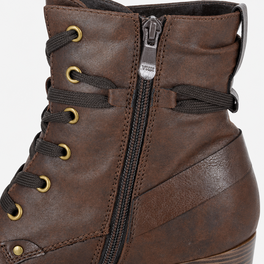 Cipriata ALEANDRA Womens Ankle Boots Dark Brown