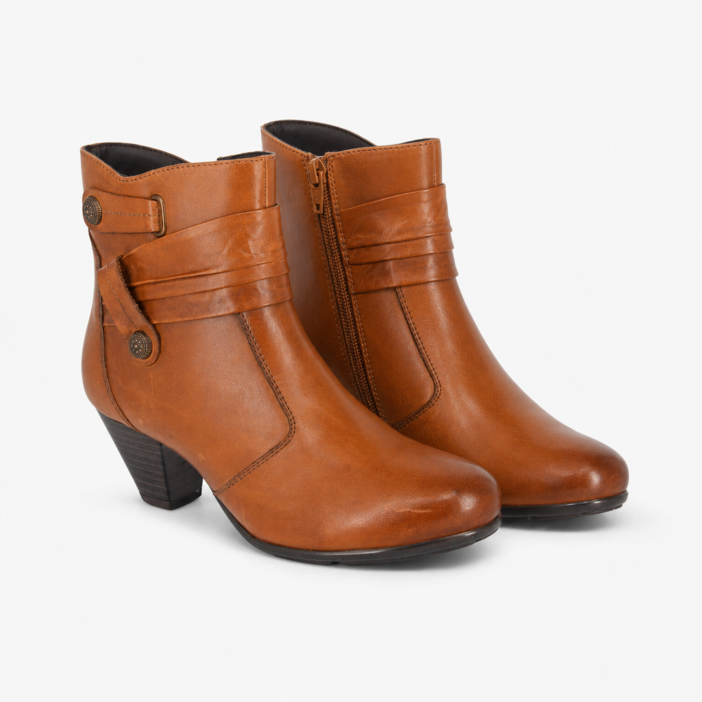 Cipriata CLARETTA Womens Ankle Boots Tan