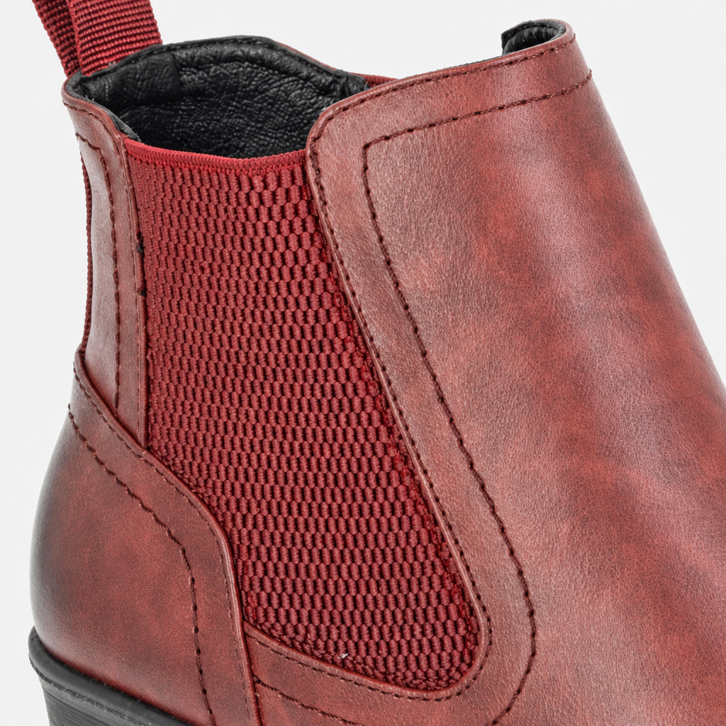 Cipriata ANNINA Womens Ankle Boots Burgundy