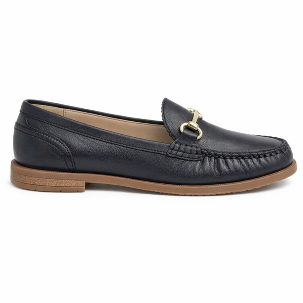 Cipriata NICOLOSA Womens Loafer Shoes Black