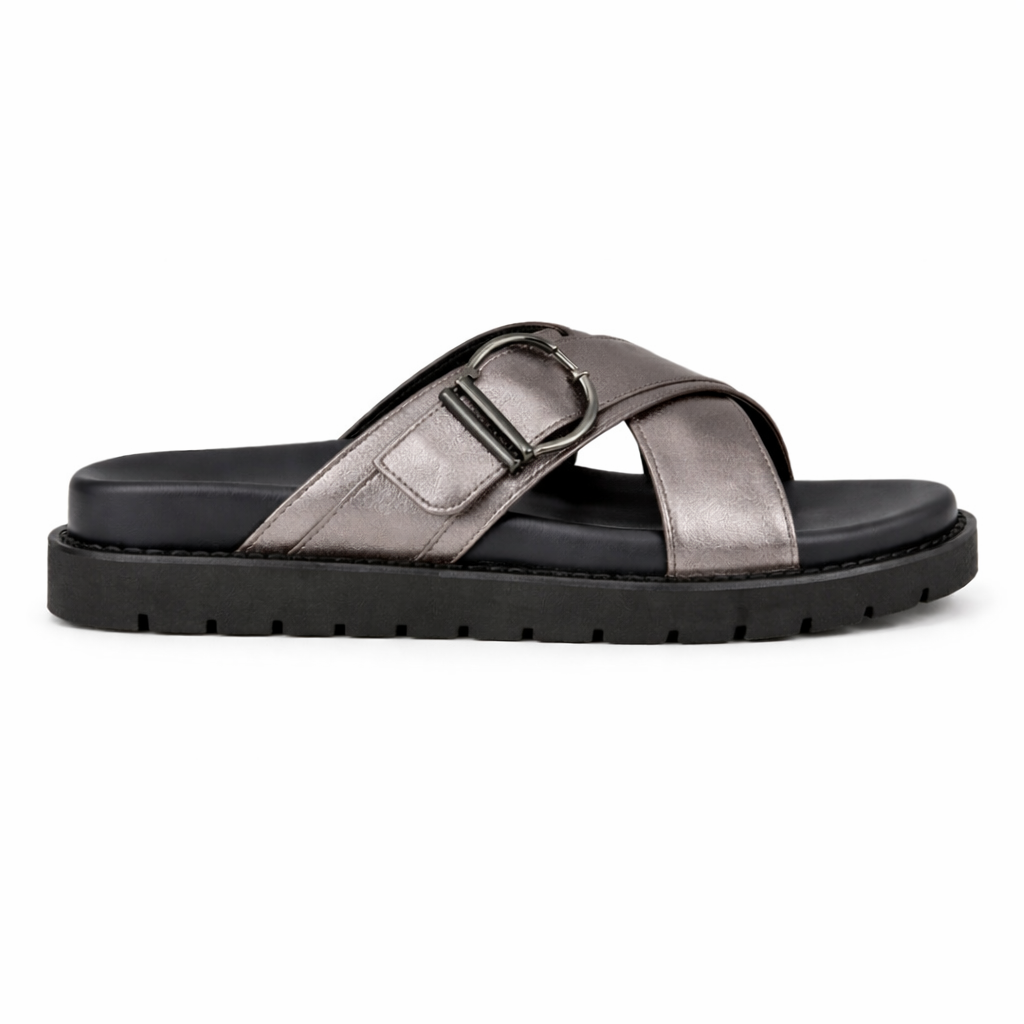 Cipriata DALIA Womens Mules Sandals Pewter