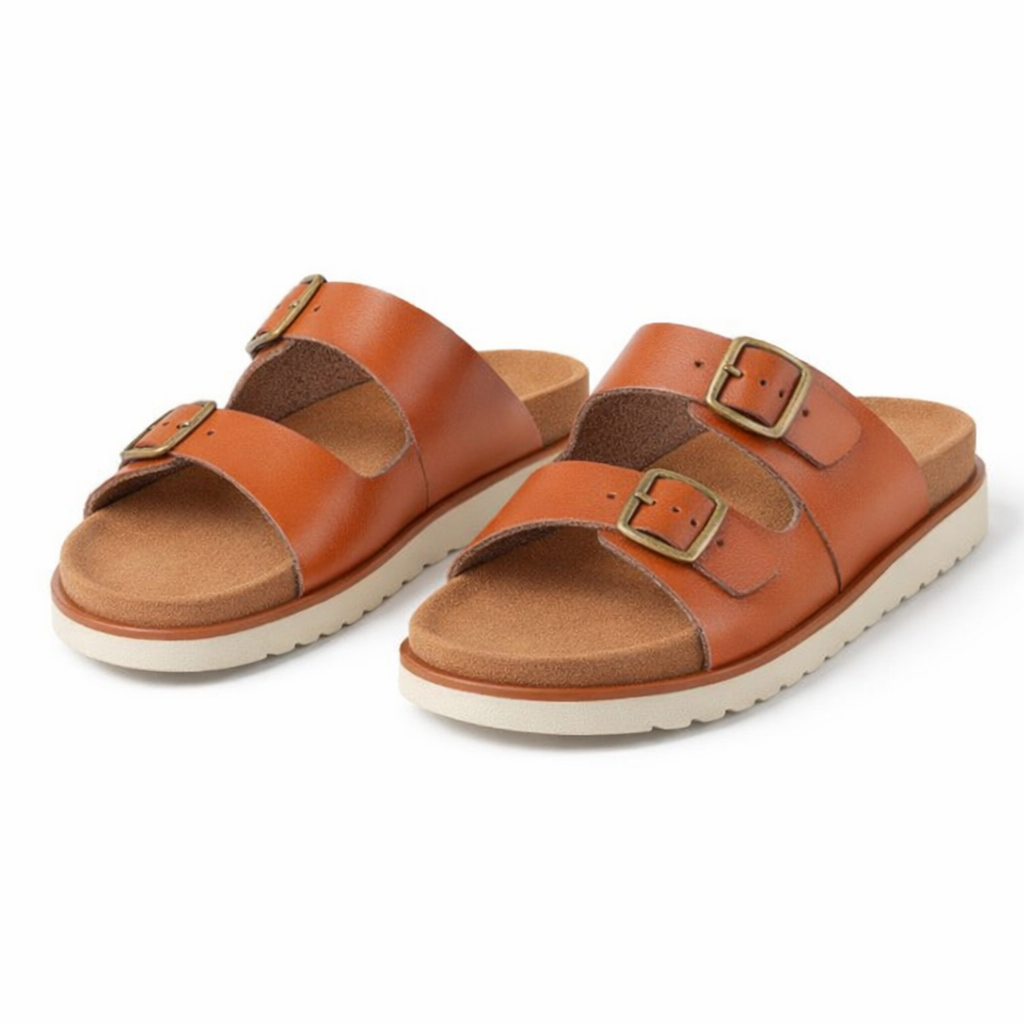 Cipriata TIBERIA Womens Mules Sandals Tan