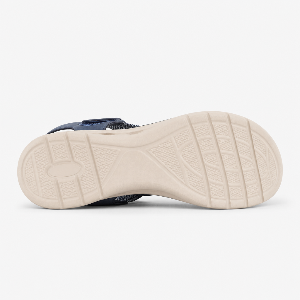 Cipriata ELENA Womens Ankle Strap Sandals Navy Blue