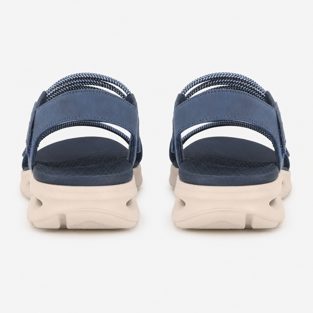 Cipriata ELENA Womens Ankle Strap Sandals Navy Blue