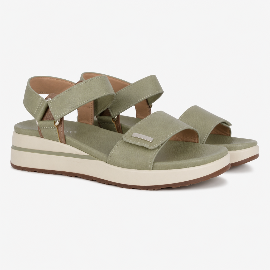 Cipriata FENIA Womens Ankle Strap Sandals Green