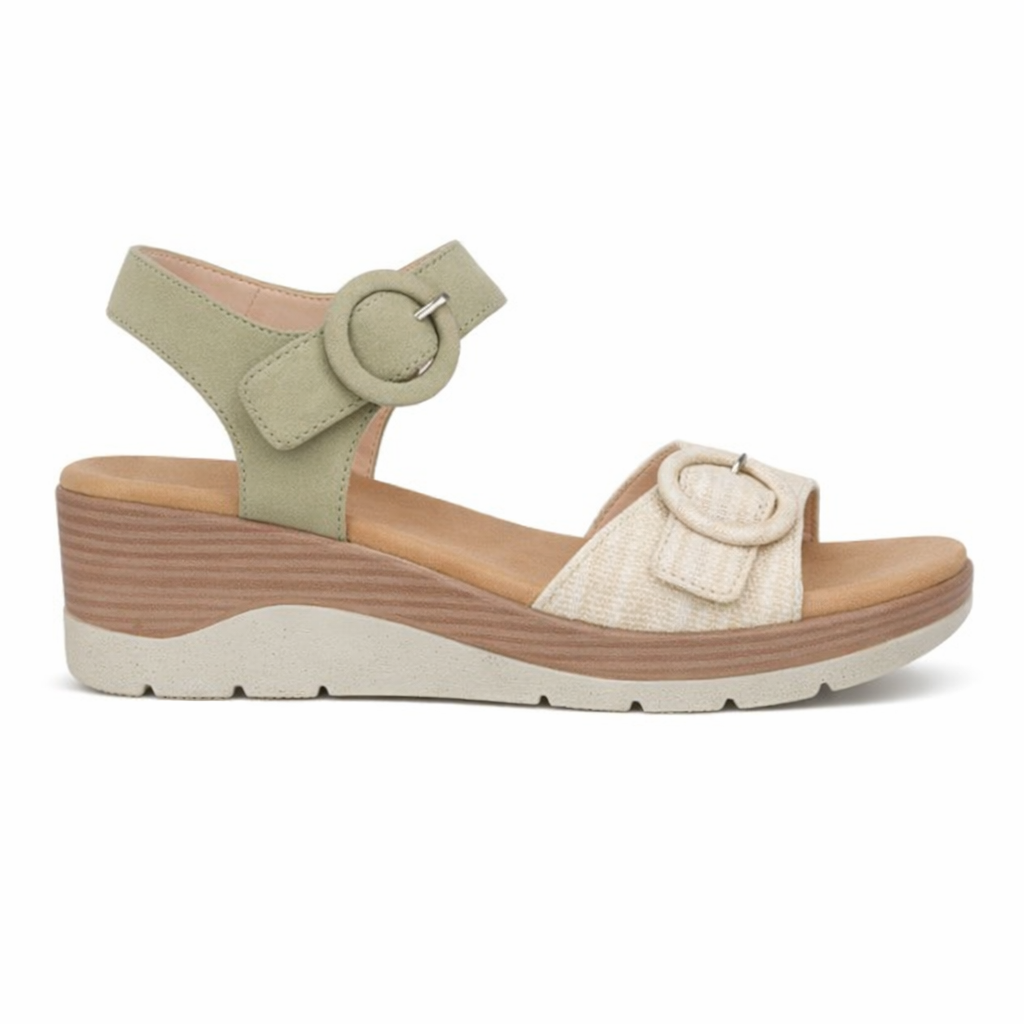 Cipriata FERA Womens Slingback Sandals Green