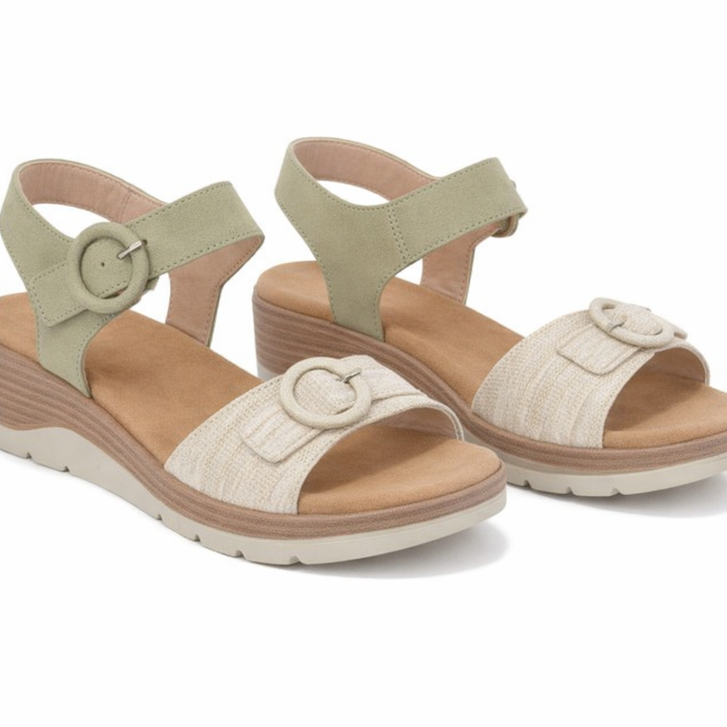 Cipriata FERA Womens Slingback Sandals Green