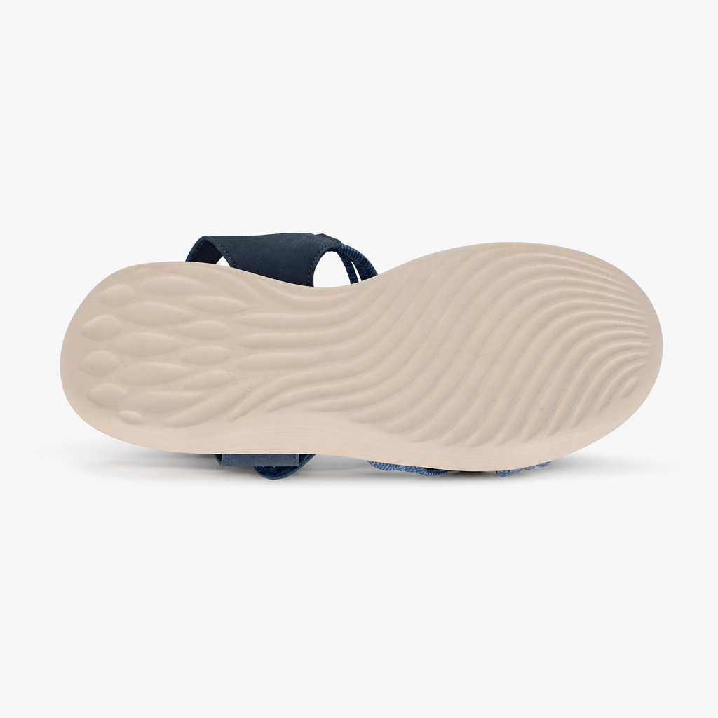 Cipriata ELETTA Womens Cross Strap Sandals Navy Blue