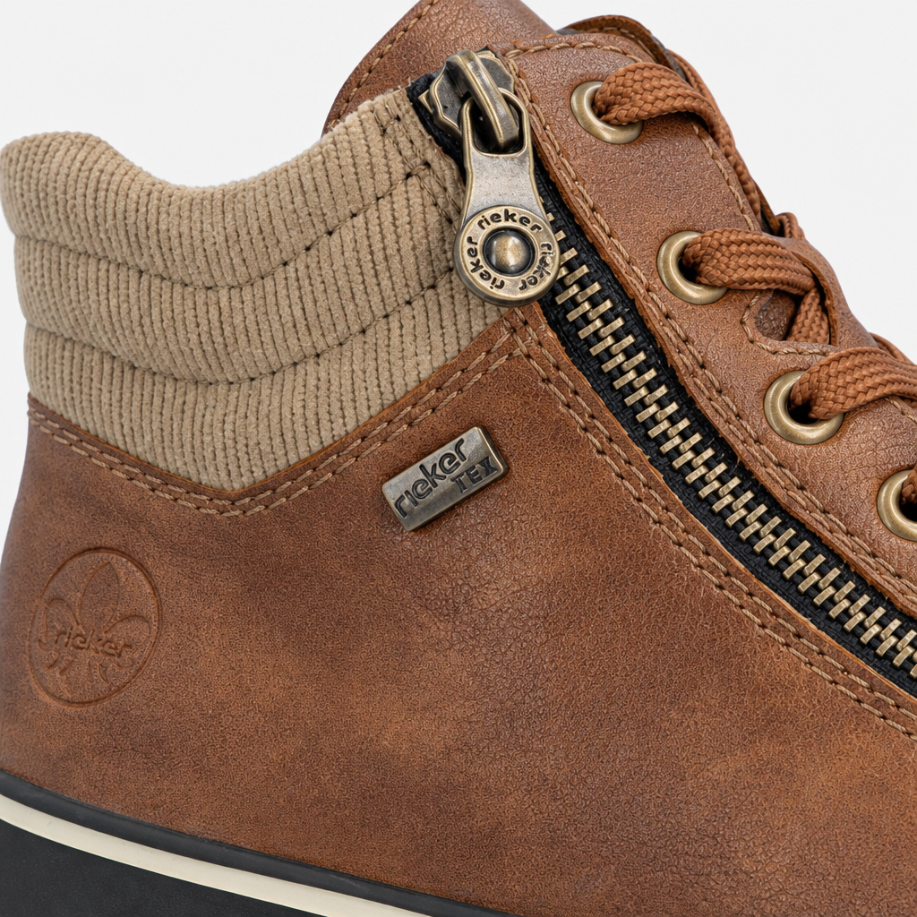 Rieker Z4263 Womens Ankle Boots Cinnamon/Clay