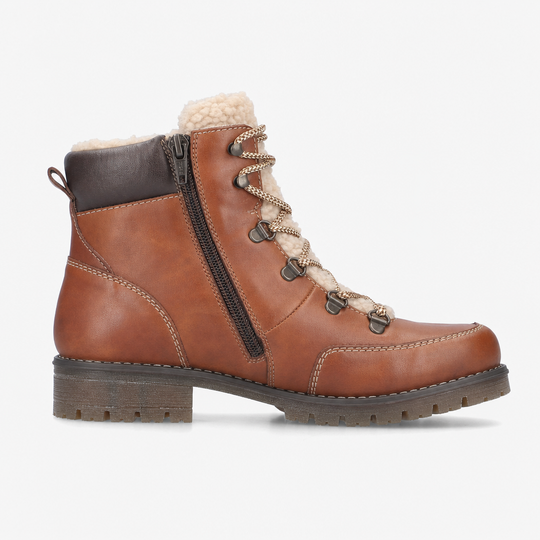 Rieker 79523 Womens Ankle Boots Nut-Antique/Clay
