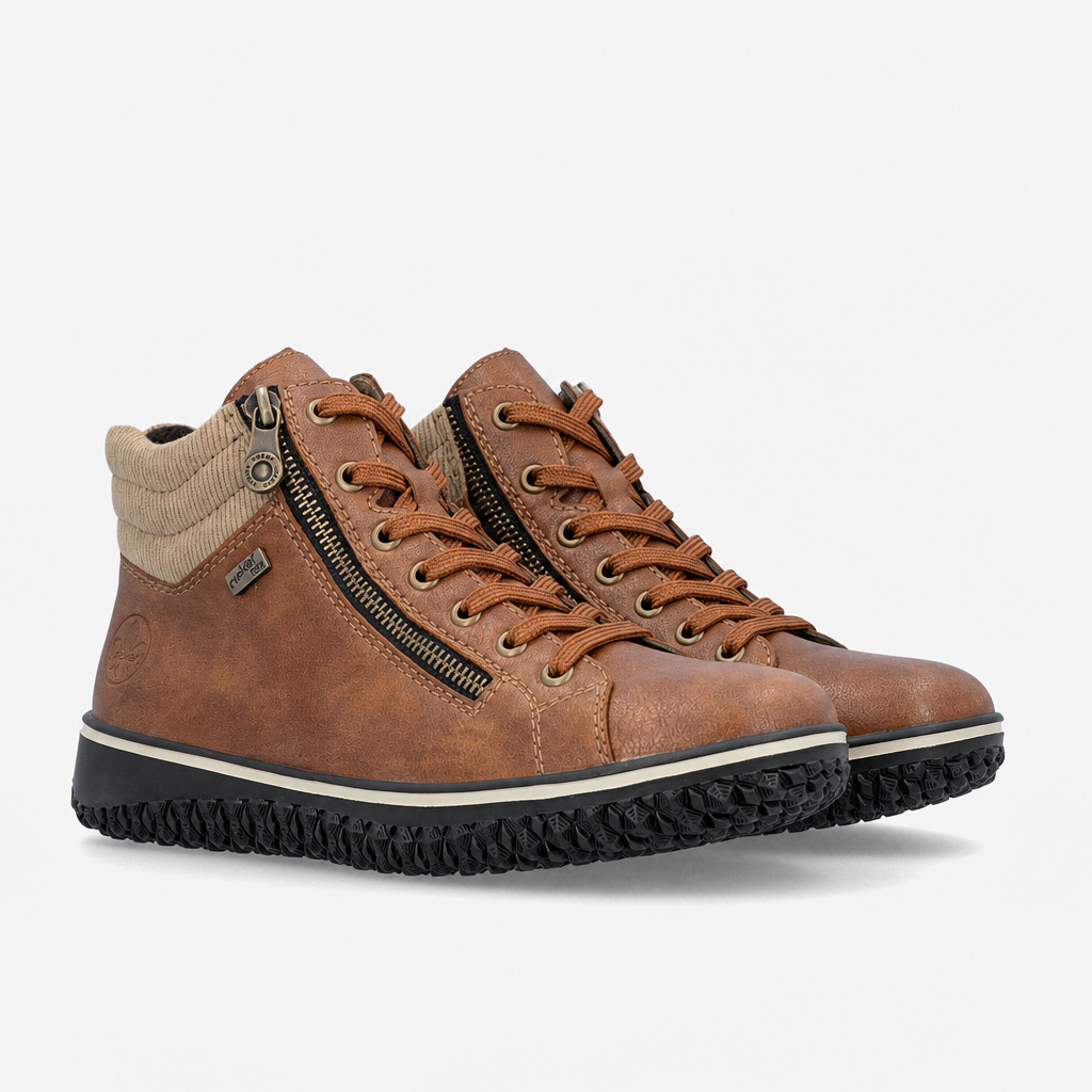 Rieker Z4263 Womens Ankle Boots Cinnamon/Clay