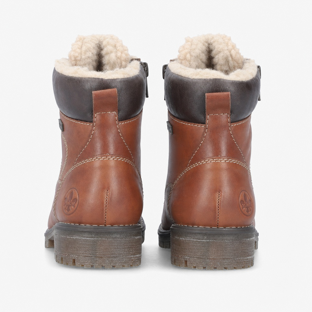 Rieker 79523 Womens Ankle Boots Nut-Antique/Clay