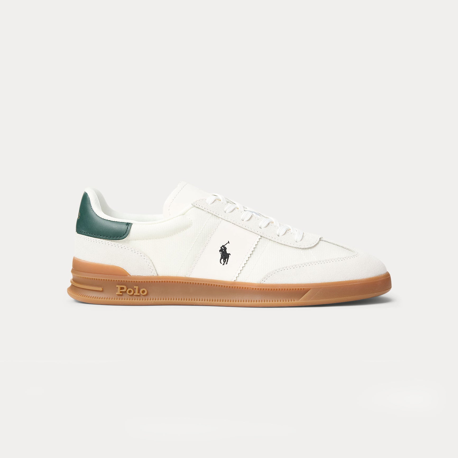 Polo Ralph Lauren HRT AERA PP Mens Court Trainers Bianco/College Green